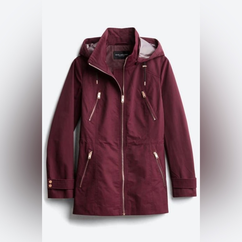 NWOT Marc New York Petra Cargo Rain Jacket - Small